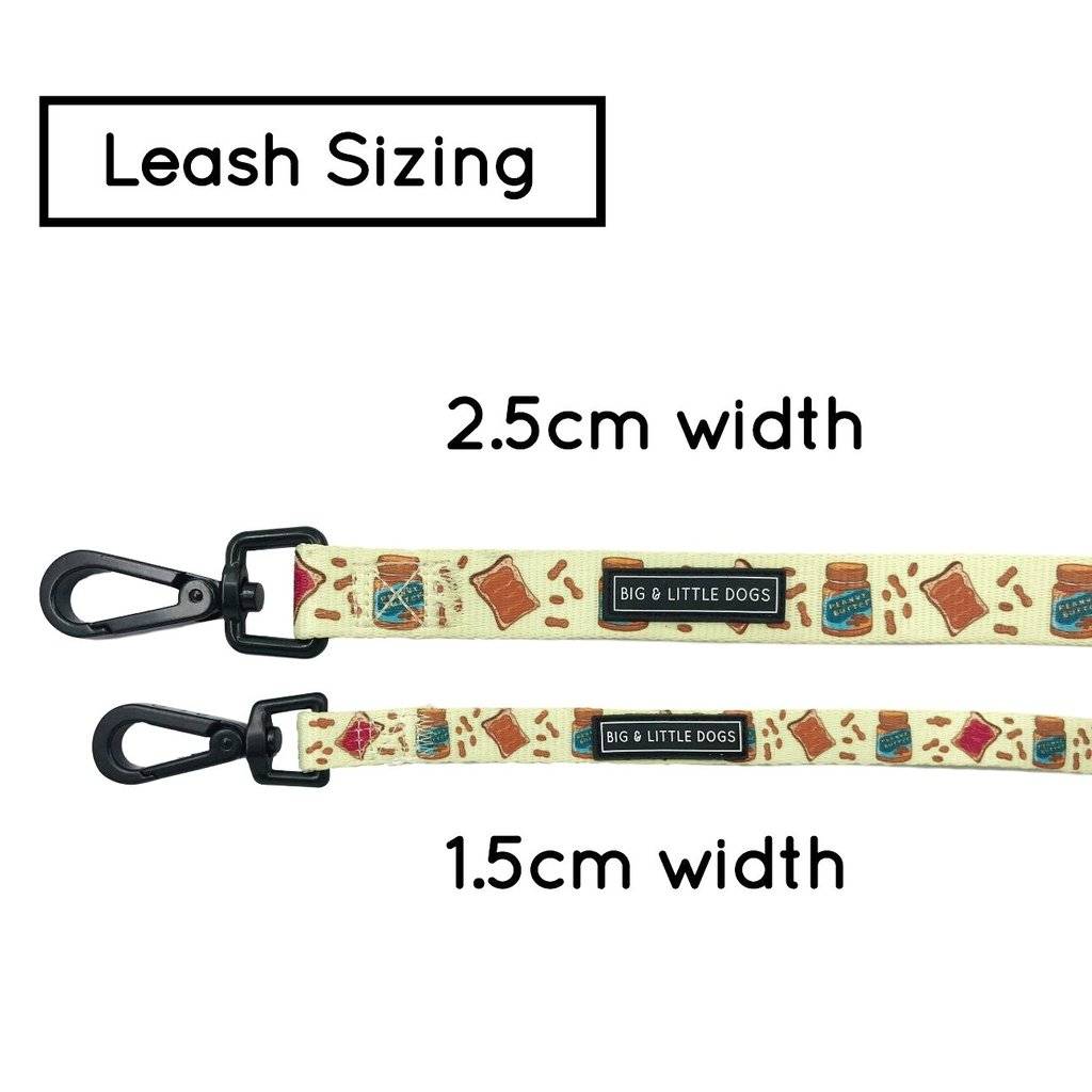 Big and Little Dogs lijn Peanut Butter Jelly Time - Premium hondenriem > hondenlijn from Big and Little Dogs - Just €10! Shop now at Frenkiezdogshop