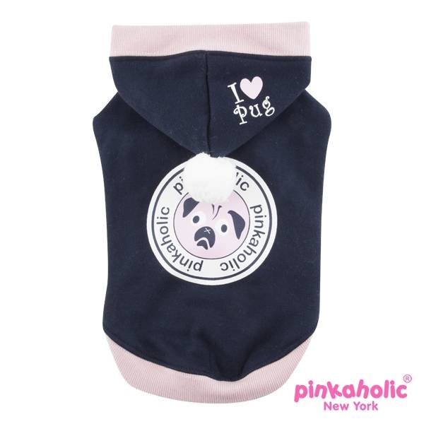 Pinkaholic Chiquito Hoodie Navy Hondenkleding > Hondentrui Small