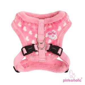 Pinkaholic Dreamy Snugfit Harness pink hondentuig > honden harnas > overige modellen Small