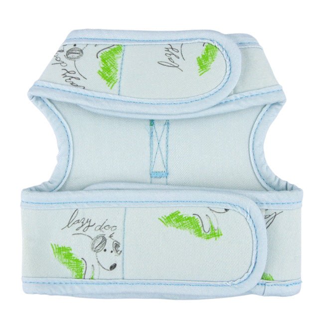 Pinkaholic Kiki Pinka Harness J Light Blue – Katoenen Hondenjas voor Kleine Honden hondentuig > honden harnas > model B Small