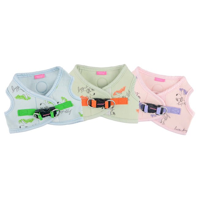 Pinkaholic Kiki Vest Harness Light Lime – Zacht Katoenen Hondentuigje voor Kleine Honden hondentuig > honden harnas > model B Small
