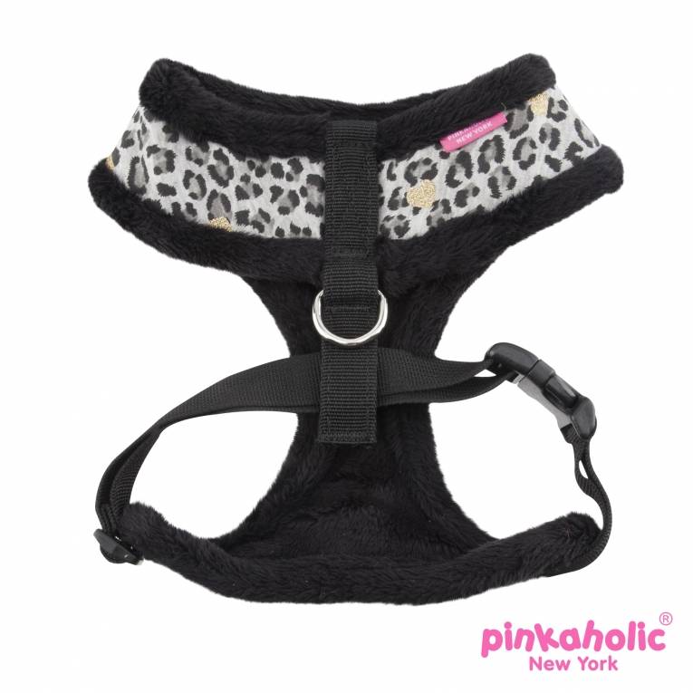 Pinkaholic Leo Pug Harness Black - Premium hondentuig > honden harnas from Pinkaholic - Just €20! Shop now at Frenkiezdogshop