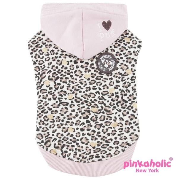 Pinkaholic Leo Pug II Hoodie Brown Hondenkleding > Hondentrui Small