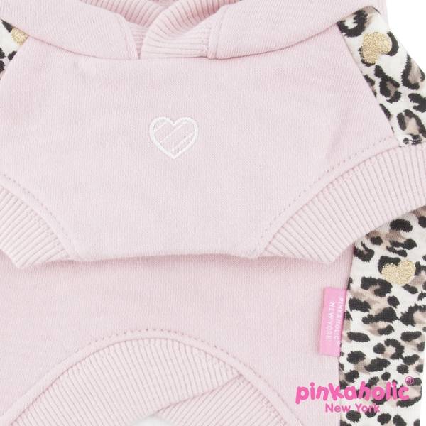 Pinkaholic Leo Pug II Hoodie Brown Hondenkleding > Hondentrui Small