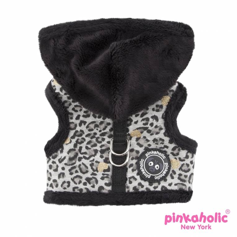 Pinkaholic Leo Pug Pinka harness Black - Premium hondentuig > honden harnas from Pinkaholic - Just €20! Shop now at Frenkiezdogshop