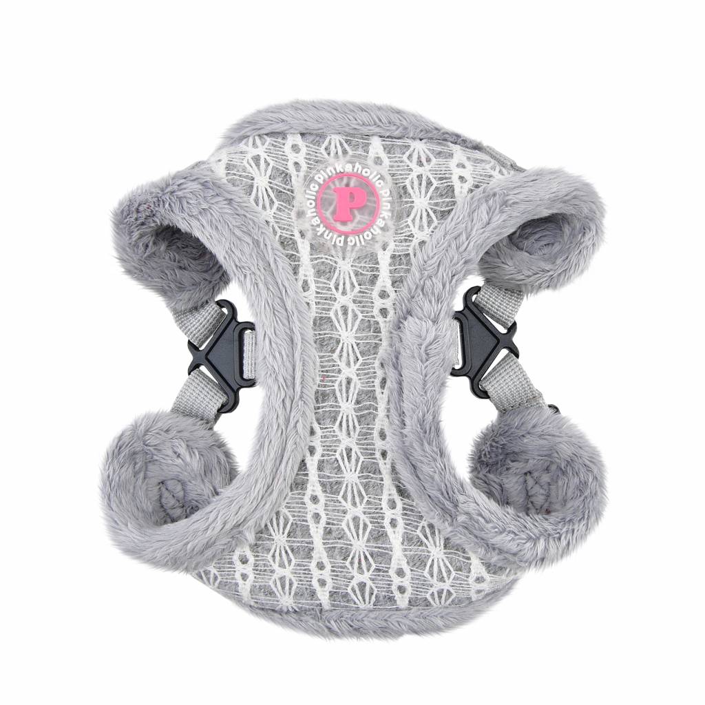 Pinkaholic Margaux Harness model C Grey - Premium hondentuig > honden harnas from Pinkaholic - Just €20! Shop now at Frenkiezdogshop
