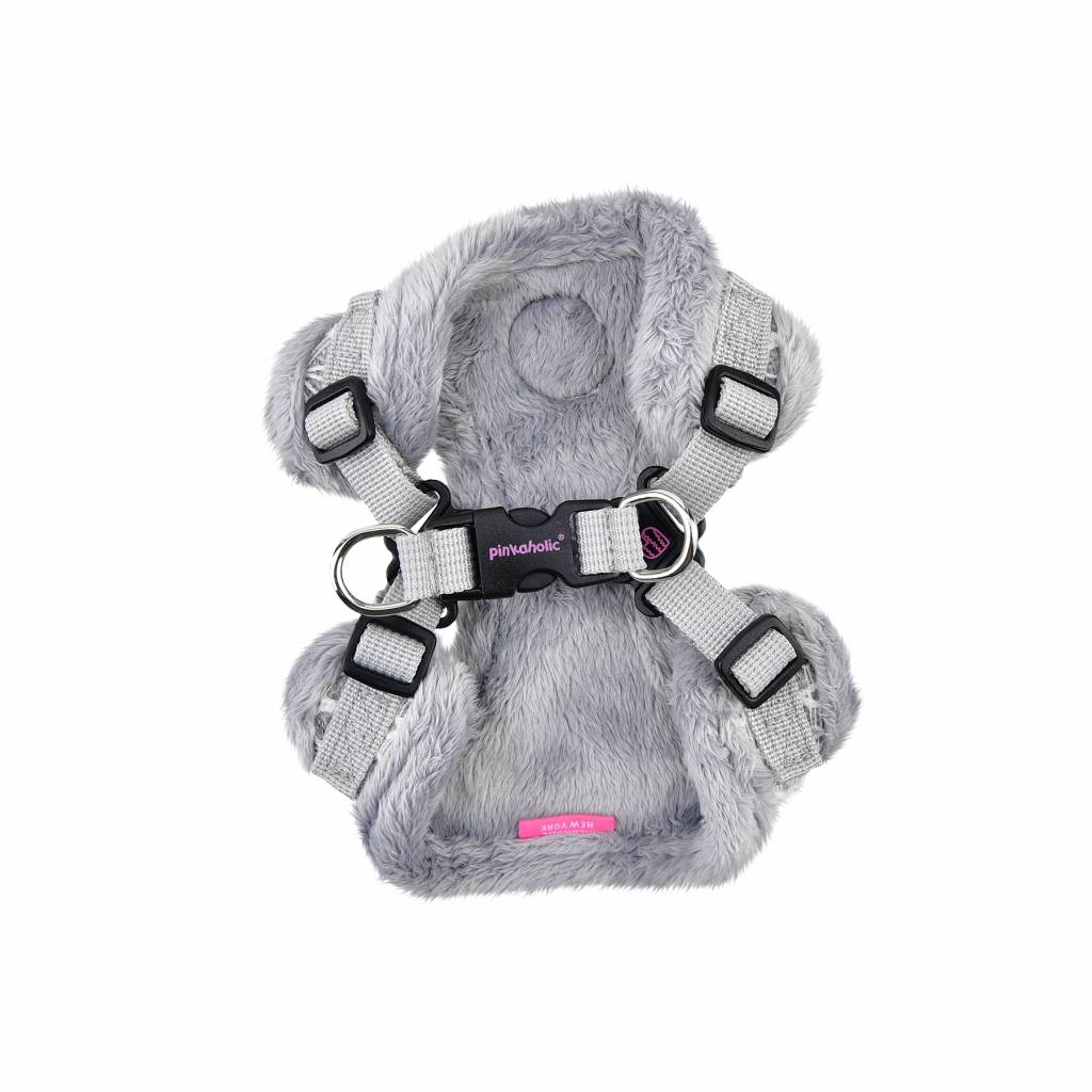 Pinkaholic Margaux Harness model C Grey - Premium hondentuig > honden harnas from Pinkaholic - Just €20! Shop now at Frenkiezdogshop