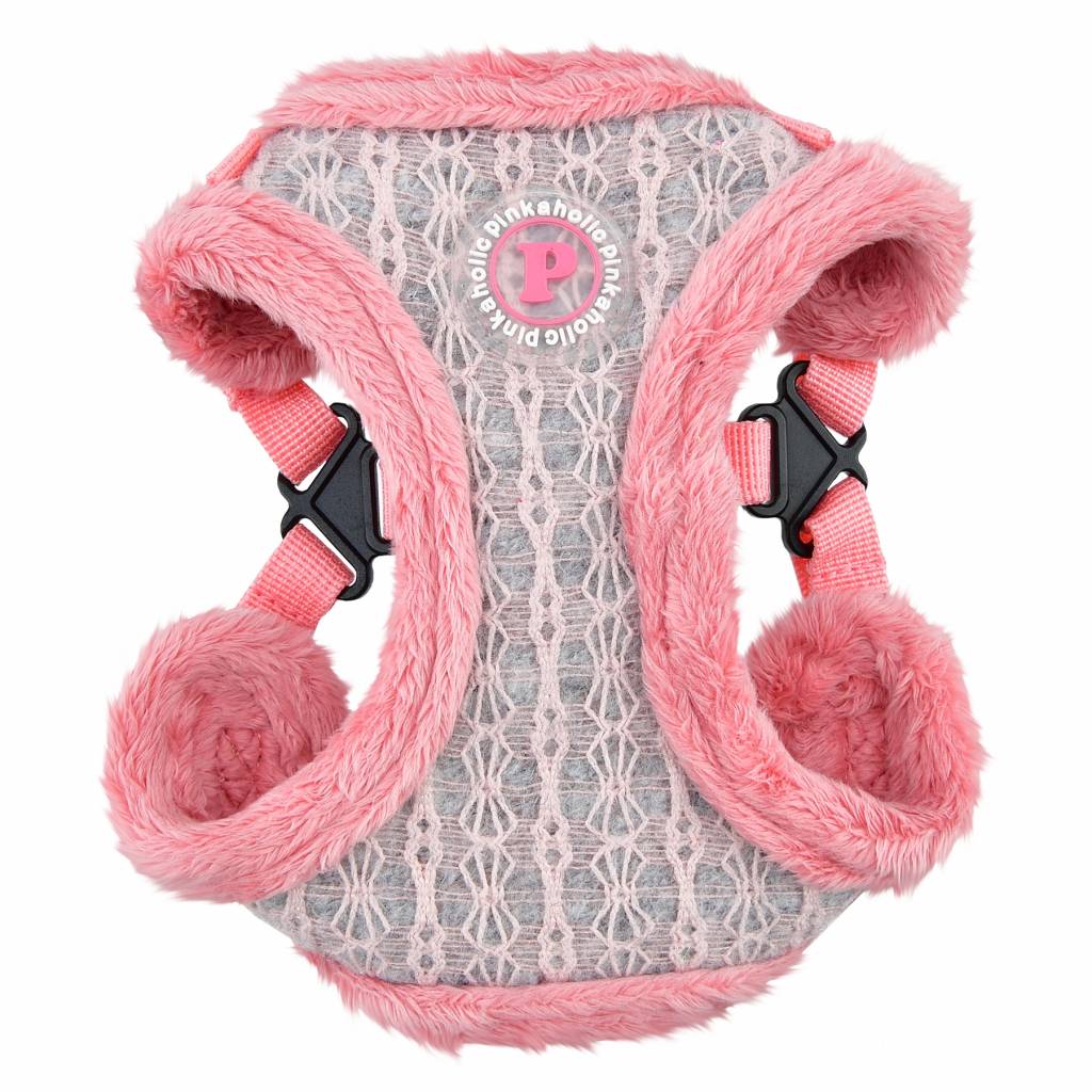 Pinkaholic Margaux Harness model C Indian Pink - Premium hondentuig > honden harnas from Pinkaholic - Just €20! Shop now at Frenkiezdogshop