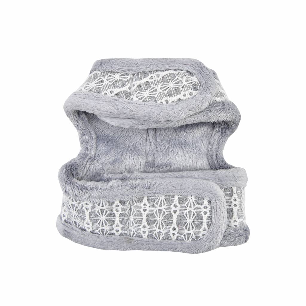 Pinkaholic Margaux Pinka Harness Grey ( small ) - Premium hondentuig > honden harnas from Pinkaholic - Just €20! Shop now at Frenkiezdogshop