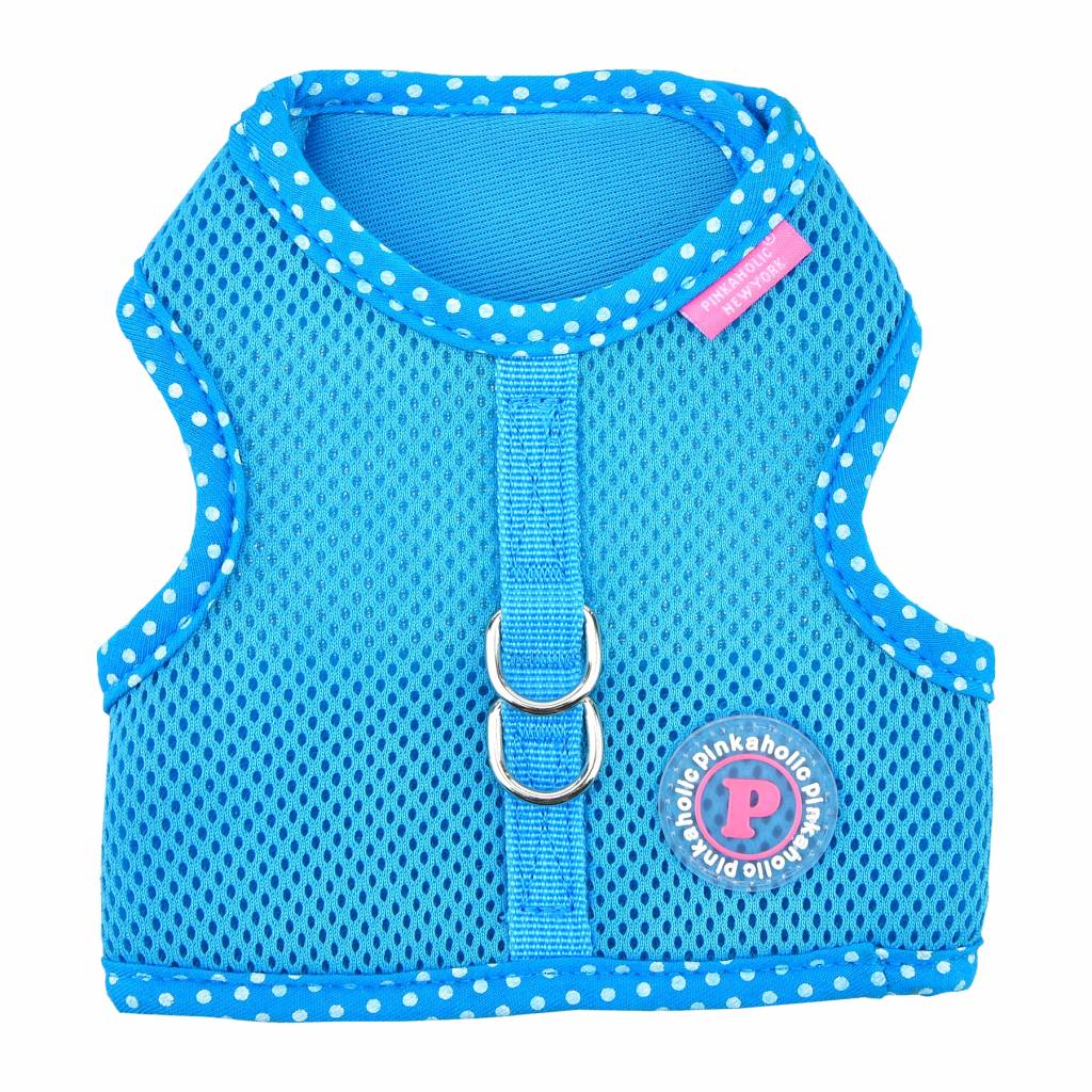 Pinkaholic Niki Pinka Harness Skyblue - Premium hondentuig > honden harnas from Pinkaholic - Just €20! Shop now at Frenkiezdogshop