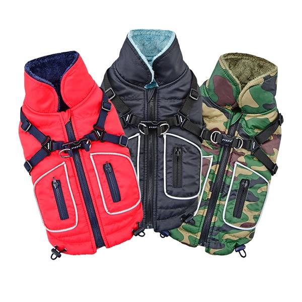 Puppia Pioneer Jacket Black - Premium Hondenkleding > hondenjas from Puppia - Just €54.99! Shop now at Frenkiezdogshop