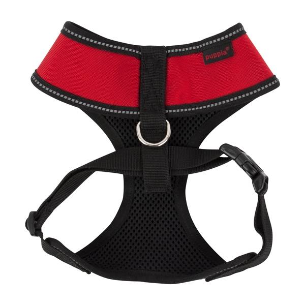 Puppia Trek Harness model A Red - Premium hondentuig > honden harnas from Puppia - Just €20! Shop now at Frenkiezdogshop