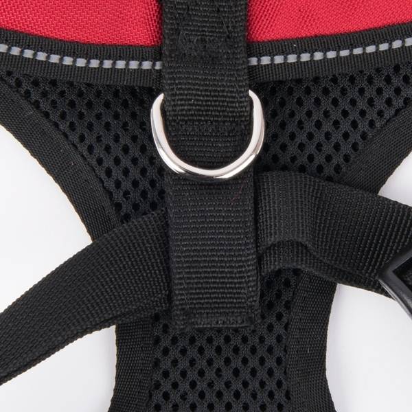 Puppia Trek Harness model A Red hondentuig > honden harnas > model A Small