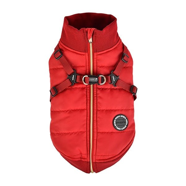 Puppia Frost Jacket Harness Wine Hondenkleding > hondenjas Small