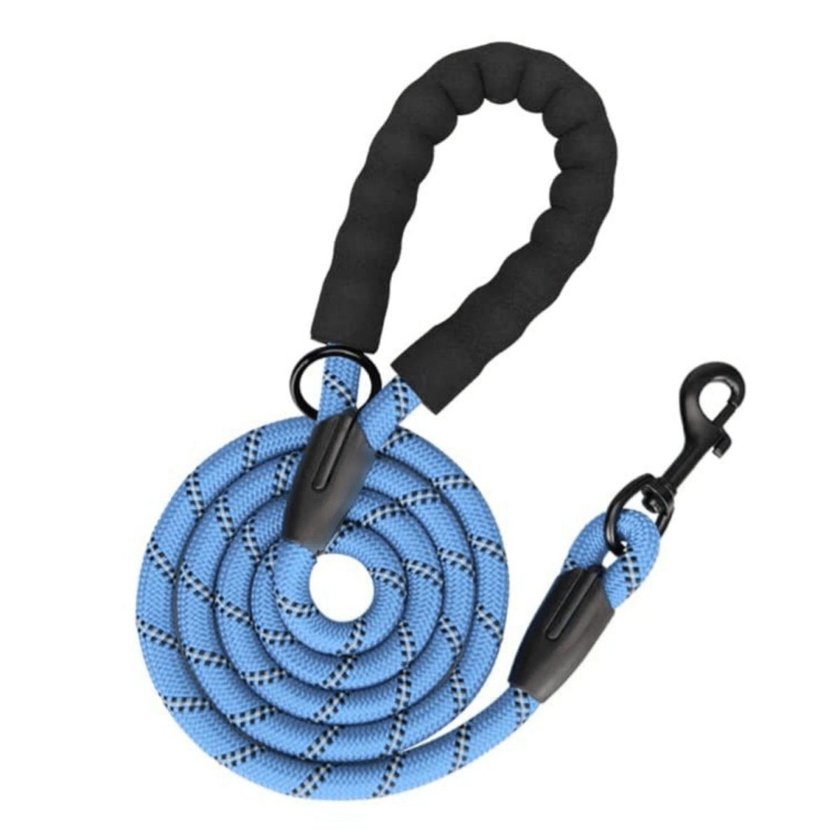 Frenkiez reflective dog leash Light Blue hondenriem > hondenlijn Standaard/One Size