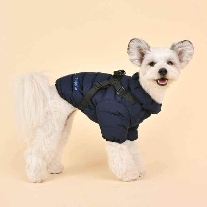 Puppia Soft Jumper Vest Harness Jumper Navy Hondenkleding > hondenjas Small