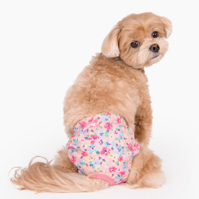 Puppia Spring Blossom sanitary pants Pink Loopsheidbroekje > Periodebroekje Small