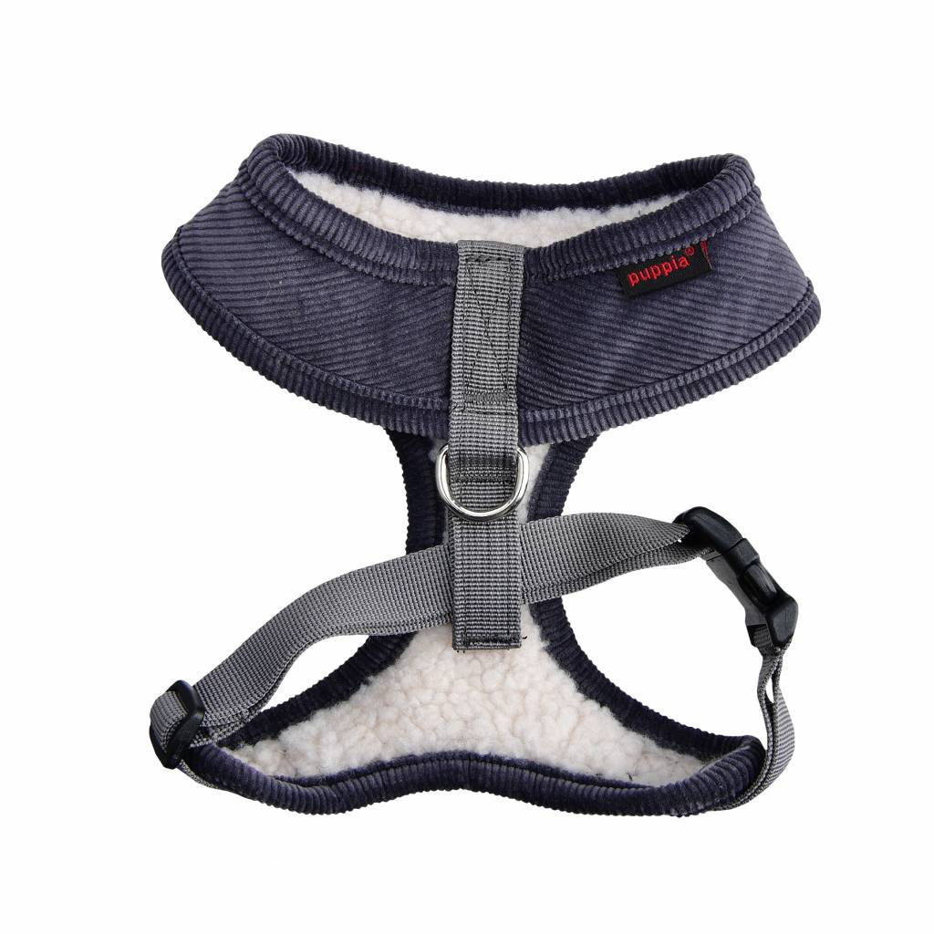 Puppia Classy Harness model A Dark Grey ( SMALL ) - Premium hondentuig > honden harnas from Puppia - Just €20! Shop now at Frenkiezdogshop