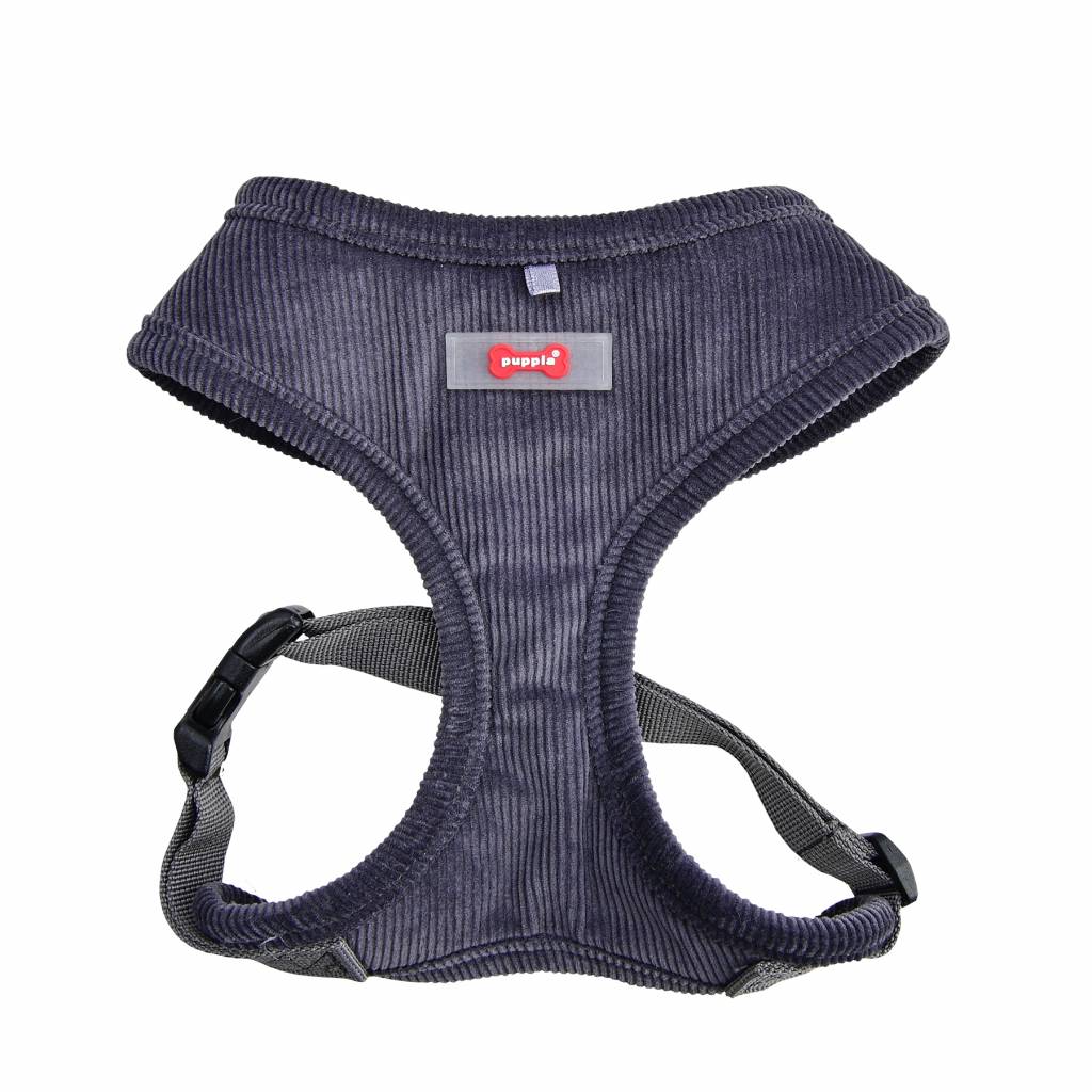 Puppia Classy Harness model A Dark Grey ( SMALL ) - Premium hondentuig > honden harnas from Puppia - Just €20! Shop now at Frenkiezdogshop