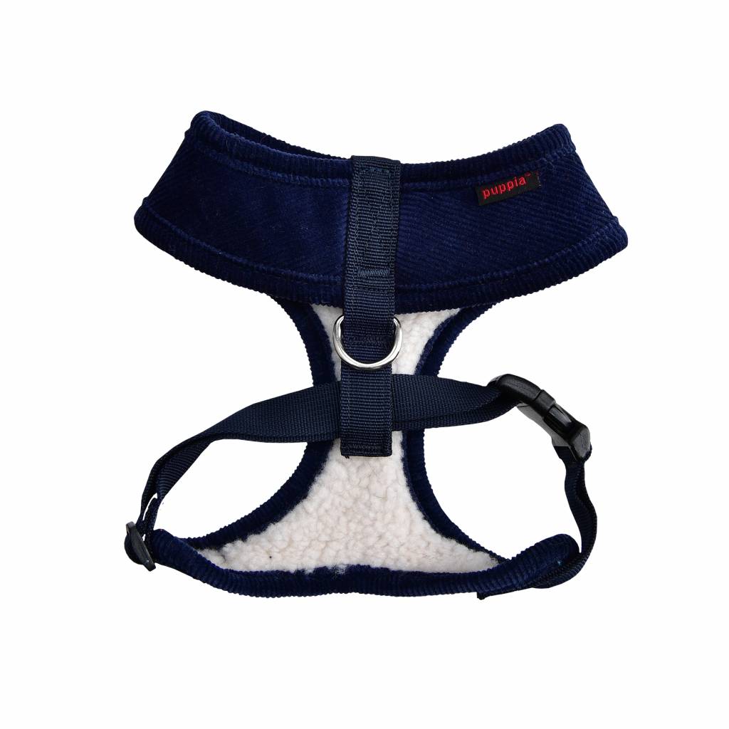 Puppia Classy Harness model A Navy - Premium hondentuig > honden harnas from Puppia - Just €20! Shop now at Frenkiezdogshop
