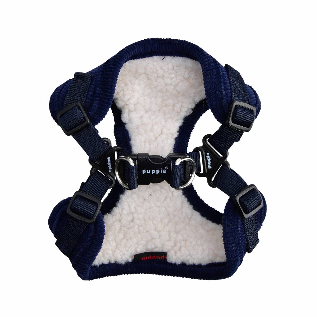 Puppia Classy Harness model C Navy ( XL ) hondentuig > honden harnas > model C Medium