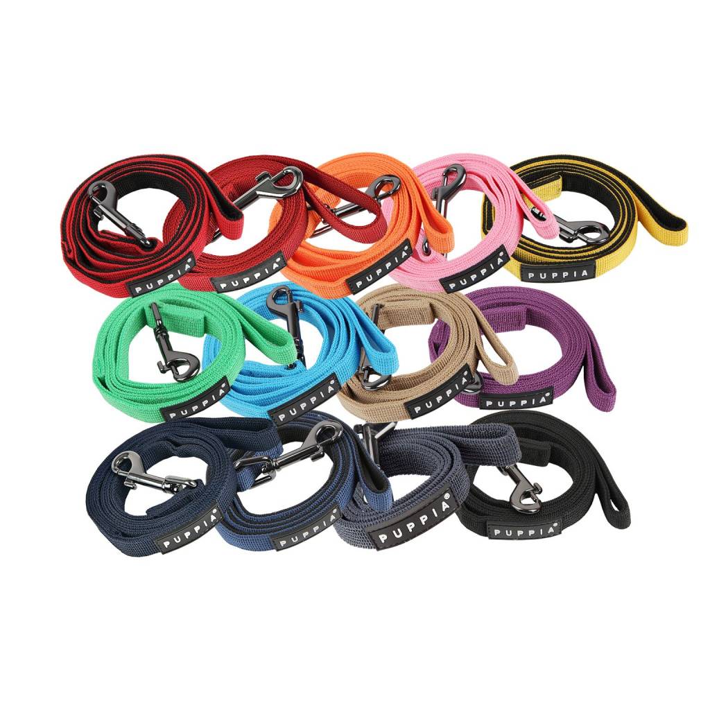 Puppia Two Tone Beige hondenriem > hondenlijn Small
