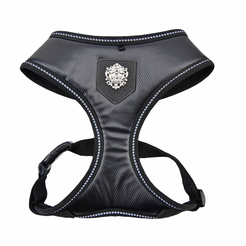 Puppia Legacy Harness model A Black ( XX - LARGE ) hondentuig > honden harnas > model A Large