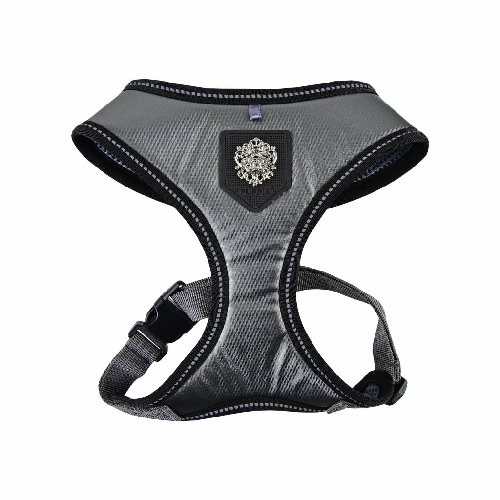 Puppia Legacy Harness model A Grey hondentuig > honden harnas > model A Small