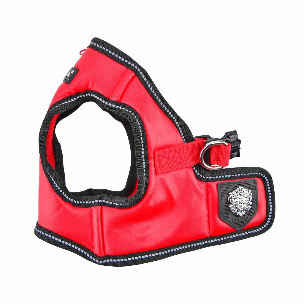 Puppia Legacy Vest Harness model B Red - Premium hondentuig > honden harnas from Puppia - Just €20! Shop now at Frenkiezdogshop