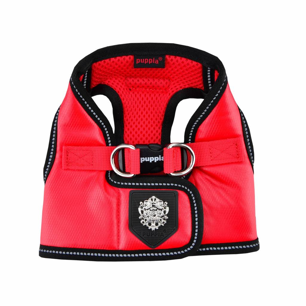 Puppia Legacy Vest Harness model B Red - Premium hondentuig > honden harnas from Puppia - Just €20! Shop now at Frenkiezdogshop