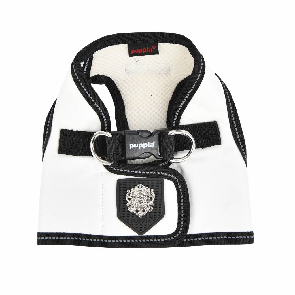 Puppia Legacy Harness model B White - Premium hondentuig > honden harnas from Puppia - Just €20! Shop now at Frenkiezdogshop