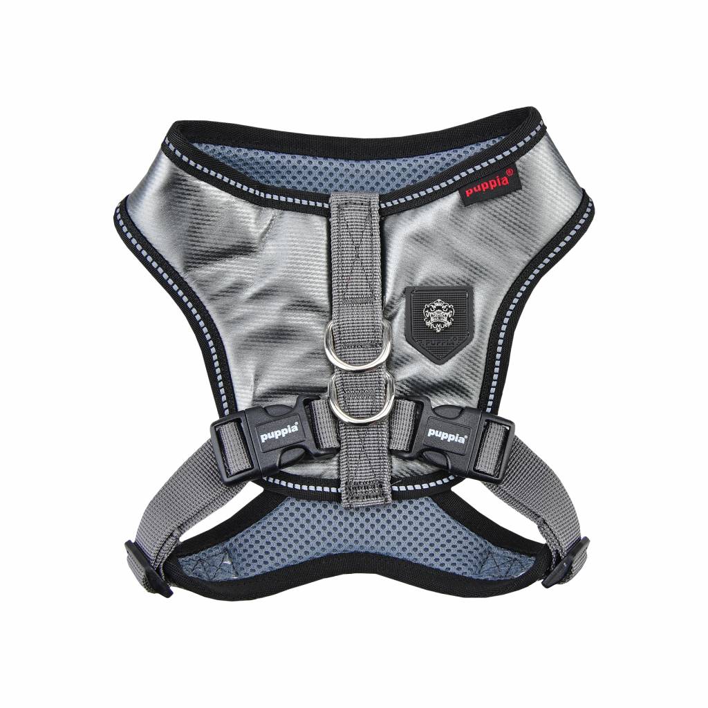 Puppia Legacy Harness model E Grey hondentuig > honden harnas > overige modellen Small