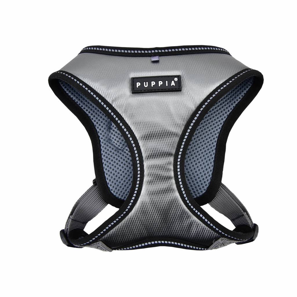 Puppia Legacy Harness model E Grey - Premium hondentuig > honden harnas from Puppia - Just €20! Shop now at Frenkiezdogshop