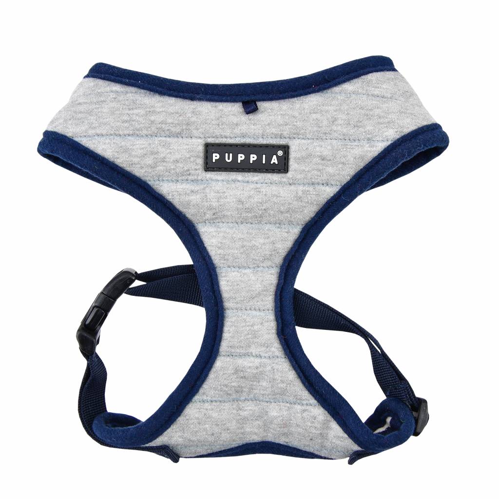 Puppia Mischief Harness model A Grey ( S & XL ) hondentuig > honden harnas > model A Small