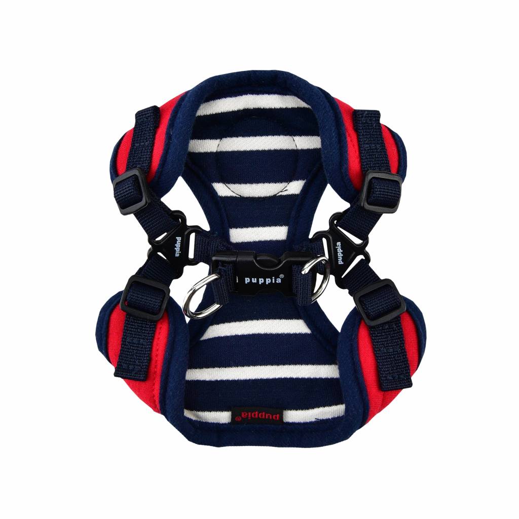 Puppia Mischief Harness model C Red - Premium hondentuig > honden harnas from Puppia - Just €20! Shop now at Frenkiezdogshop