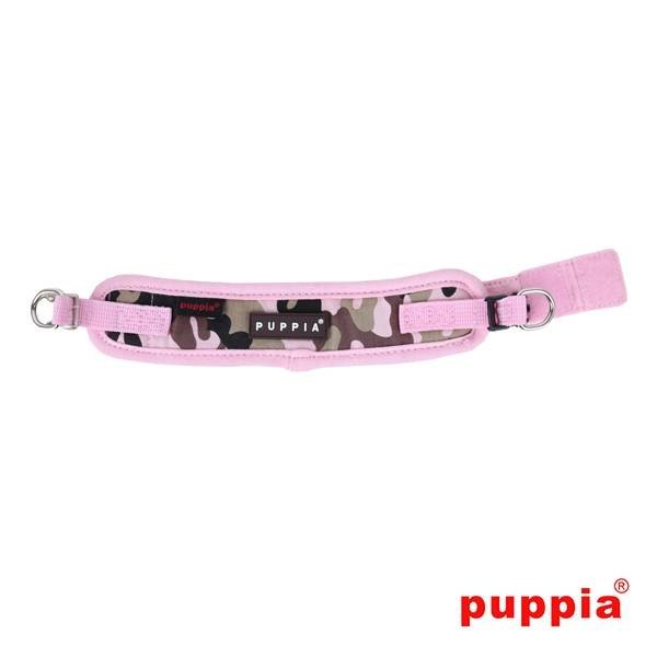 Puppia Legend halsband pink camo ( M ) halsband > hondenhalsband Medium