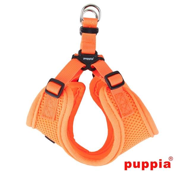Puppia Neon Soft harness Model C Orange hondentuig > honden harnas > model C Small