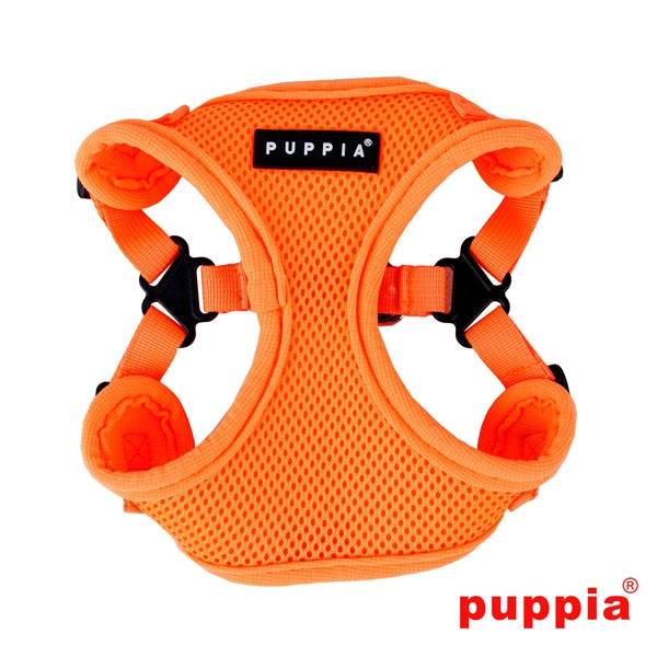 Puppia Neon Soft harness Model C Orange hondentuig > honden harnas > model C Small