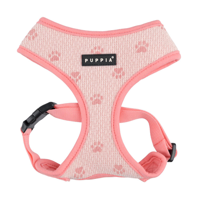Puppia Pawprint Hondentuig Model A Pink hondentuig > honden harnas > model A Small