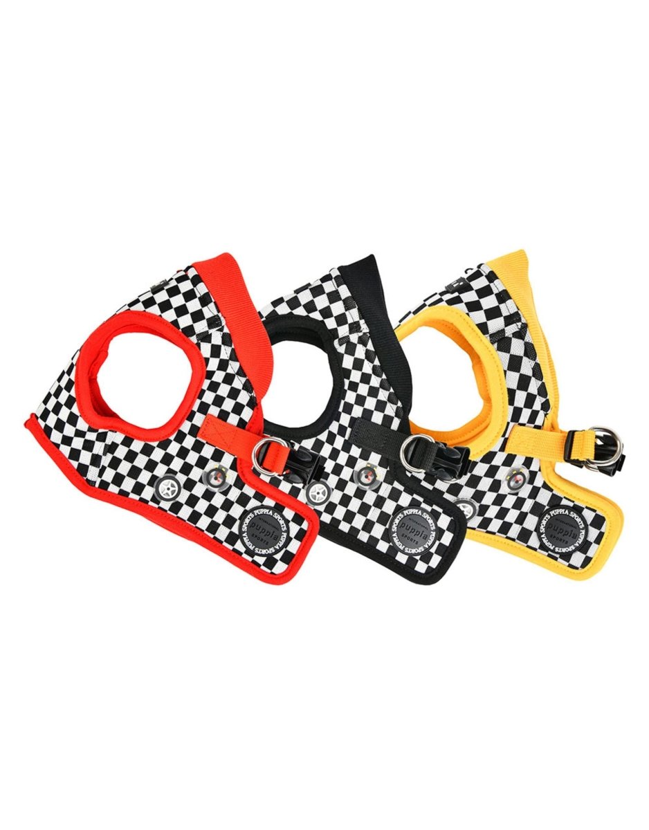 Puppia Harness B Racer Black hondentuig > honden harnas > model B Small