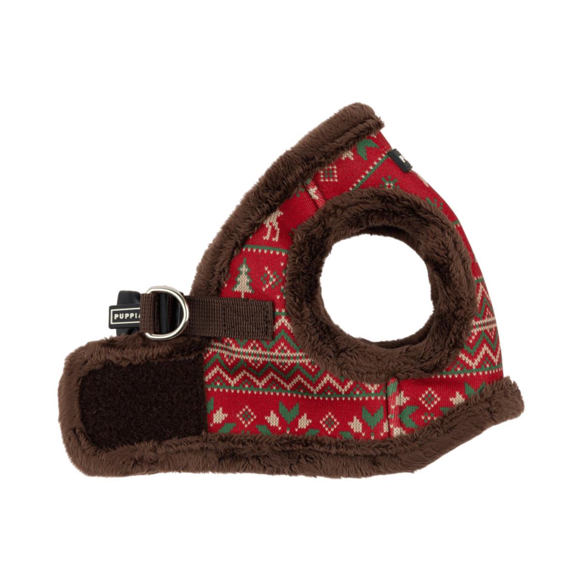 Puppia Rhapsodia Vest Harness Model B- Brown hondentuig > honden harnas > model B Small