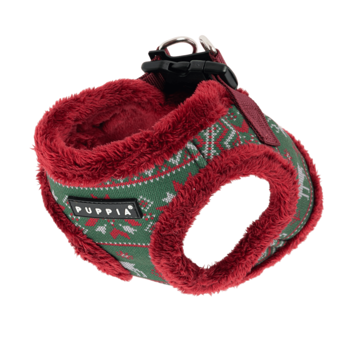Puppia Rhapsodia Vest Harness Model B - Wine hondentuig > honden harnas > model B Small