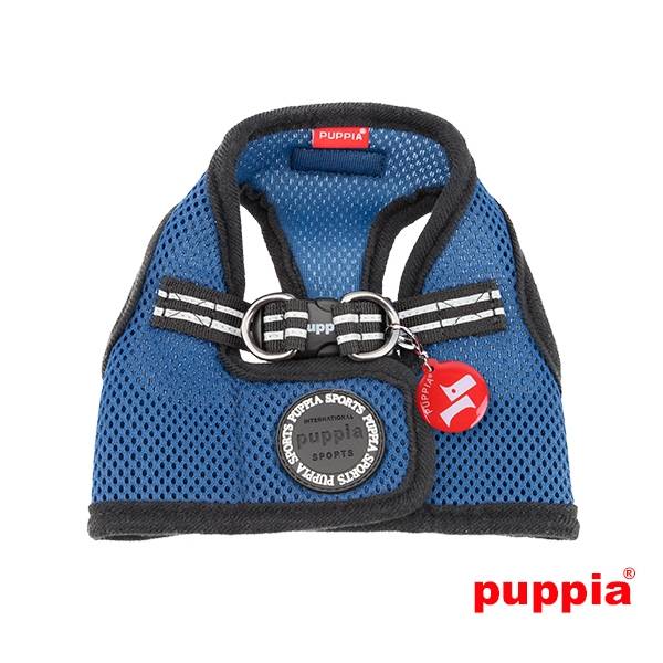Puppia Smart Soft Harness model B Royal Blue hondentuig > honden harnas > model B Small