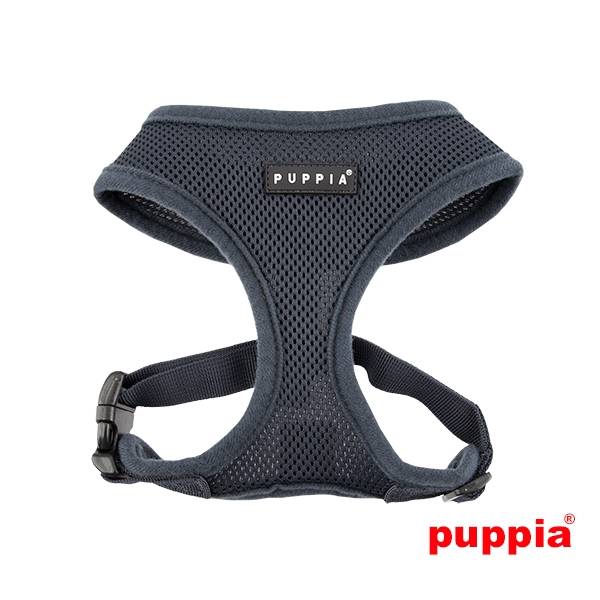 Puppia Soft Harness model A grey hondentuig > honden harnas > model A X - Small