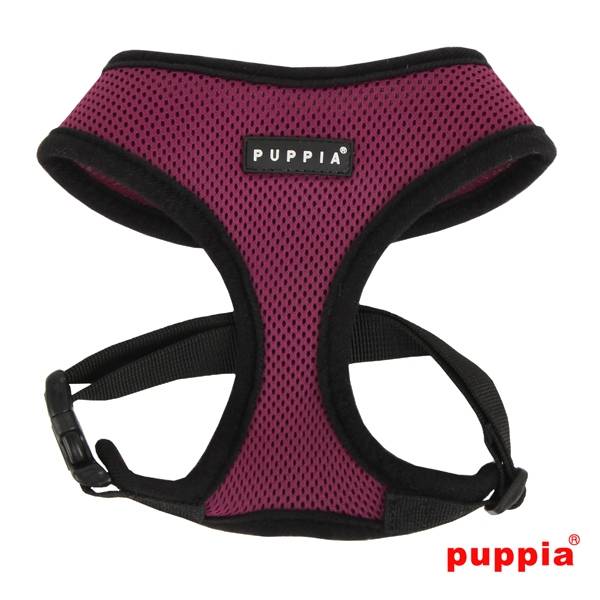 Puppia Soft Harness model A purple hondentuig > honden harnas > model A X - Small
