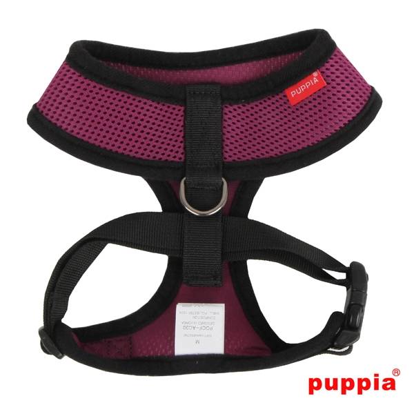 Puppia Soft Harness model A purple hondentuig > honden harnas > model A X - Small