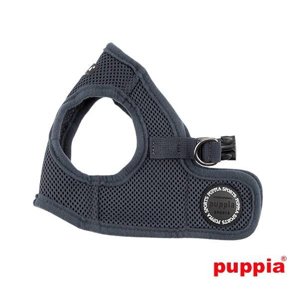 Puppia Soft Vest Harness model B grey hondentuig > honden harnas > model B X - Small