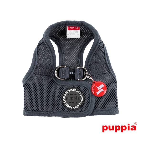 Puppia Soft Vest Harness model B grey hondentuig > honden harnas > model B X - Small