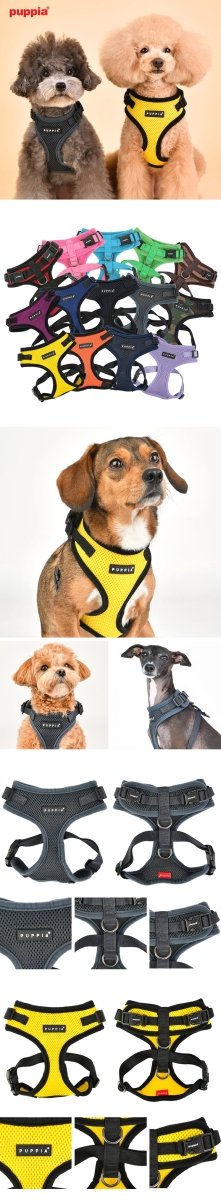 Puppia Soft Harness Ritefit Violet hondentuig > honden harnas > model A Small