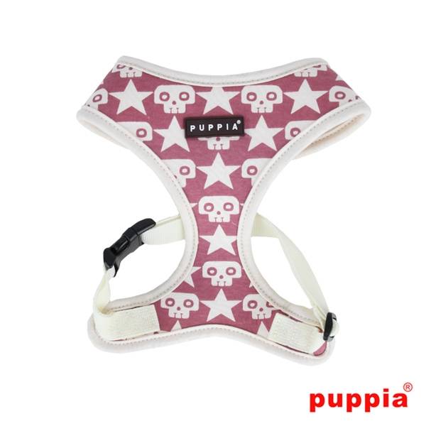 Puppia Sparrow Harness model A Wine ( SMALL & LARGE ) hondentuig > honden harnas Small